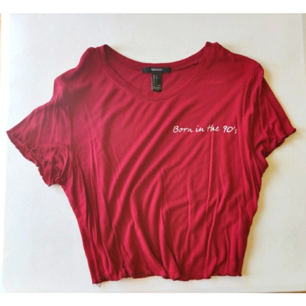 Born in the 90's Cropped Top